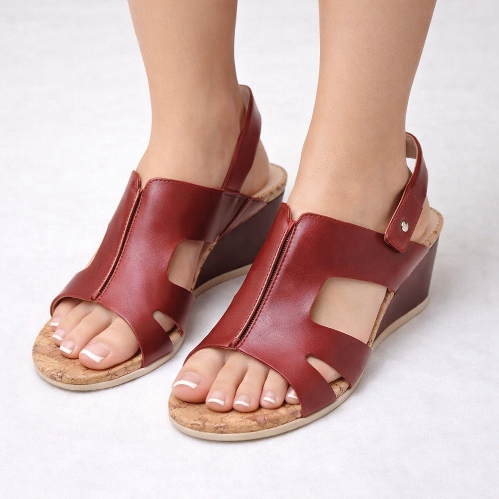 Pikolinos Vigo W3R-1676 Arcilla Wedge Sandal Heels